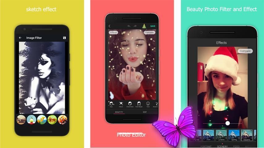 b613 selfie camera screenshot 1