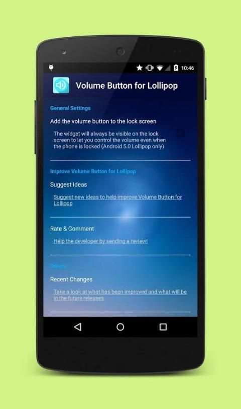 Volume Button for Lollipop स्क्रीनशॉट 3