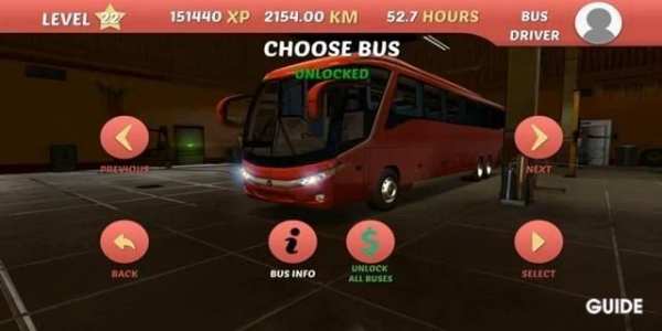 Guide Bus Simlator скриншот 1