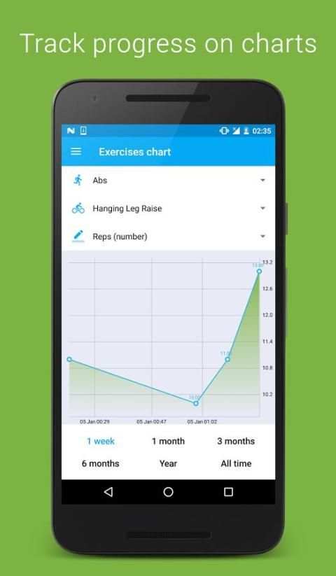 Tracker: Workout & Gym Log स्क्रीनशॉट 1