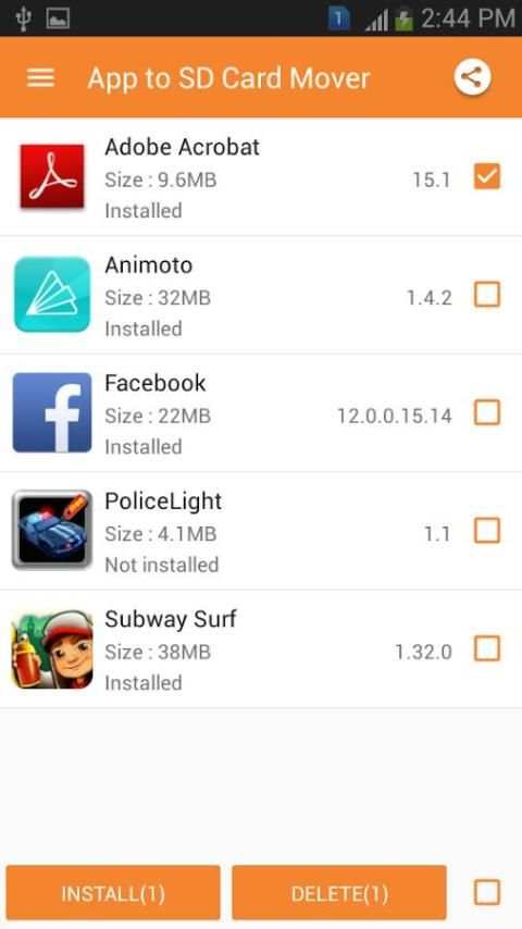 App to SD card Mover स्क्रीनशॉट 2
