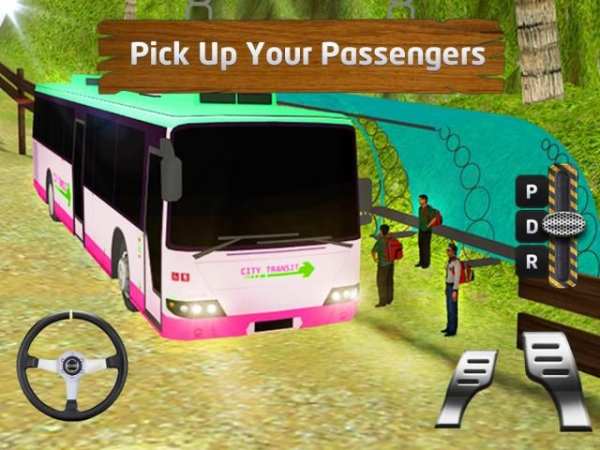 Offroad Bukit Bus Simulator 3D screenshot 4