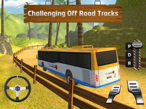Offroad Bukit Bus Simulator 3D screenshot 3