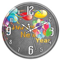 New Year Clock Live Wallpaper