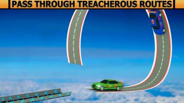 Amazing Car Racing Real Stunt स्क्रीनशॉट 3