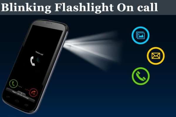 Blinking Flashlight On call स्क्रीनशॉट 2