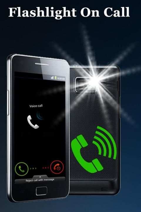 Blinking Flashlight On call स्क्रीनशॉट 3