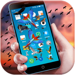 ikon Bird Flying in Phone Prank