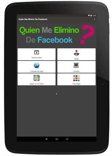 Quien Me Elimino de Face screenshot 1