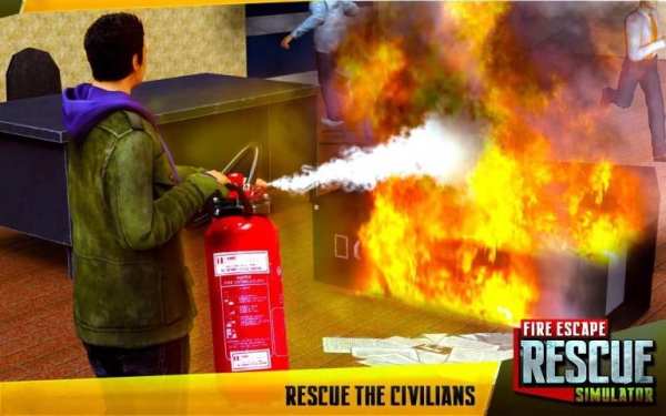 Fire Escape Rescue Story 3D स्क्रीनशॉट 1