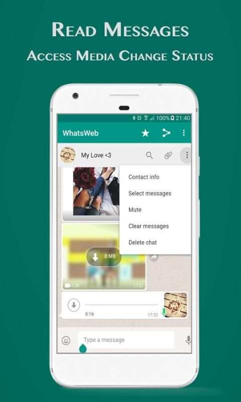 WhatsWeb For WhatsApp screenshot 4