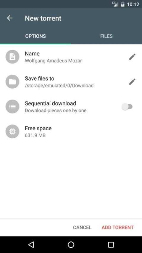 FuTorrent स्क्रीनशॉट 5