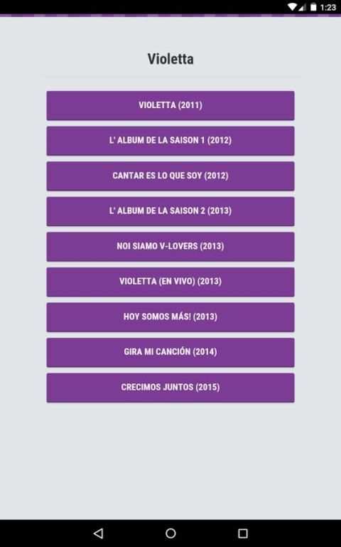 Violetta Music screenshot 3