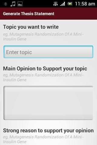 Writing Thesis screenshot 2