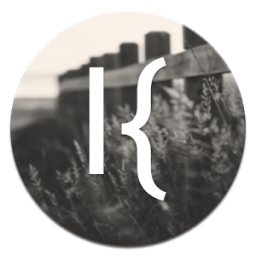 Black Style for KLWP أيقونة