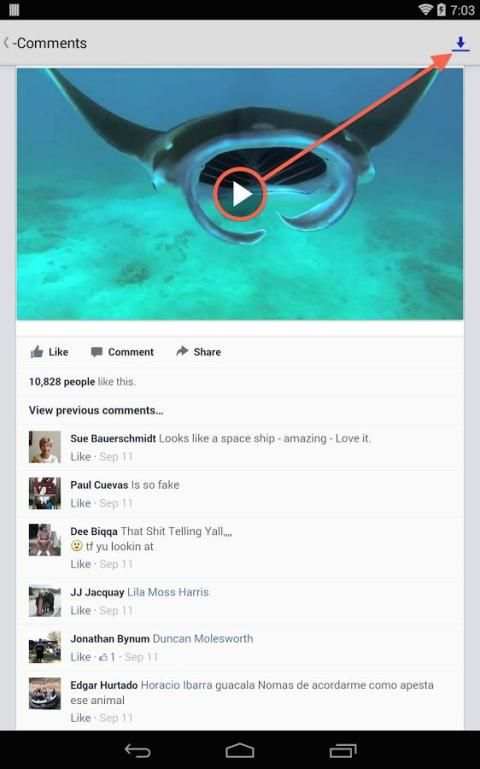 EZ Video Download for Facebook स्क्रीनशॉट 2