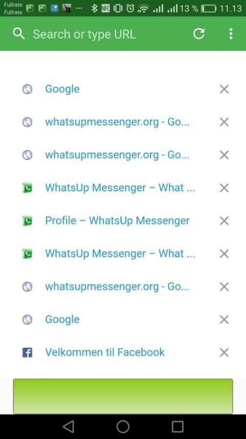 WhatsUp Browser screenshot 4