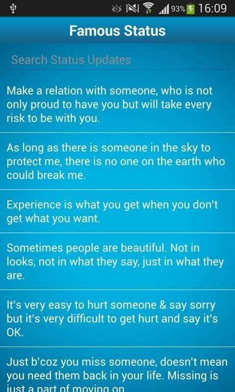 Status & Quotes screenshot 2