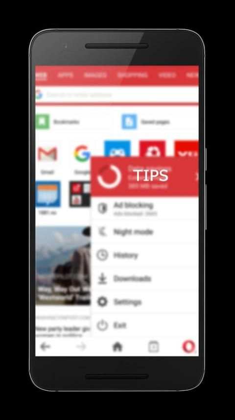 Tips Opera mini स्क्रीनशॉट 1