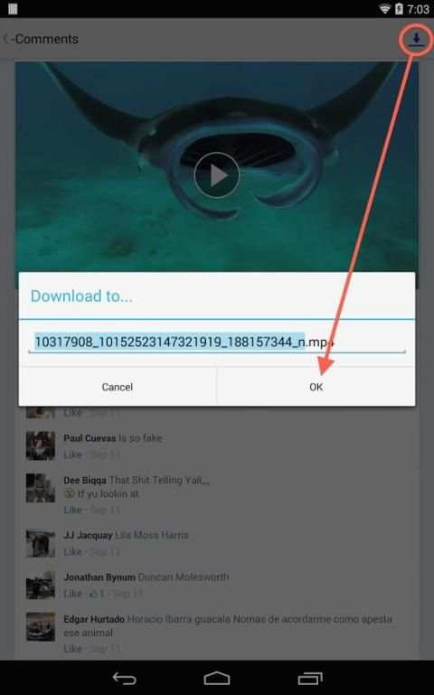 EZ Video Download for Facebook screenshot 1