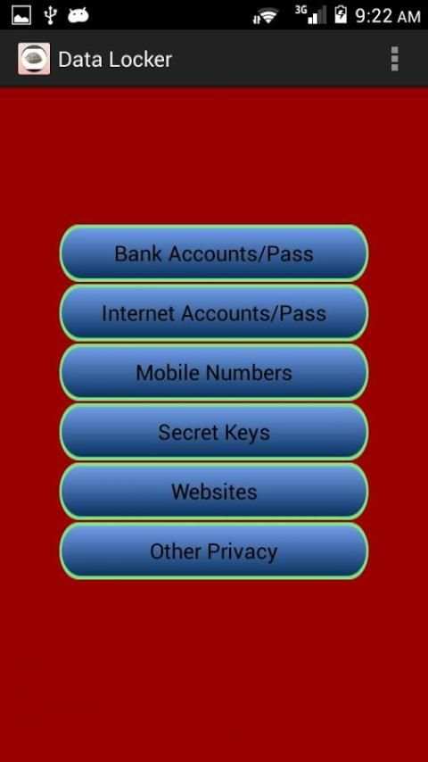 Data Locker screenshot 2