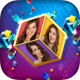 3D Photo Cube Live Wallpaper आइकन