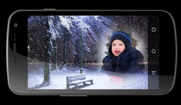 Cool Snowfall Photo Frames screenshot 4