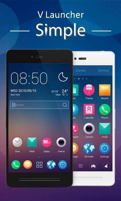 Simple II V Launcher Theme screenshot 5