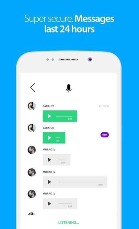 Talkee Voice Messenger screenshot 3