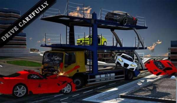 Car Transporter Big Truck 2017 screenshot 2