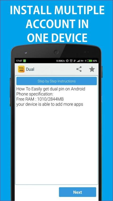 dual bbm for android