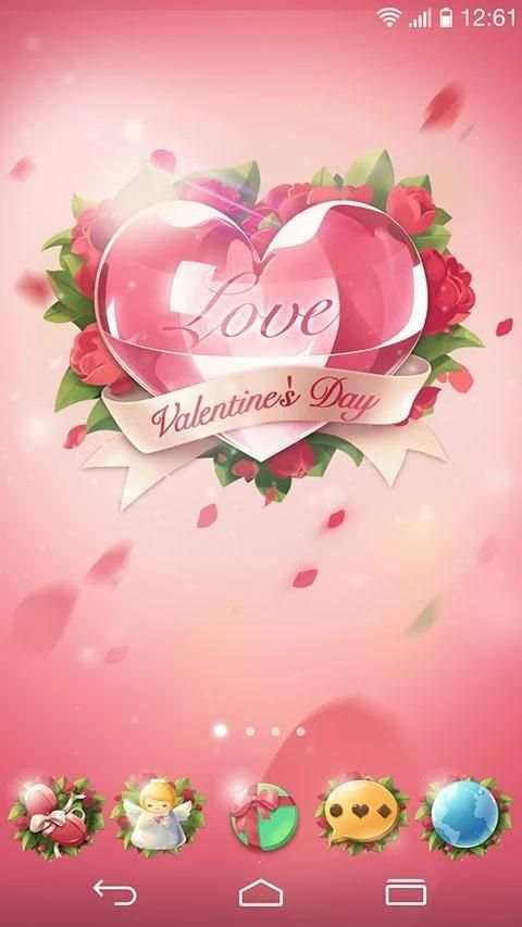 Love Story GO Launcher Theme स्क्रीनशॉट 4