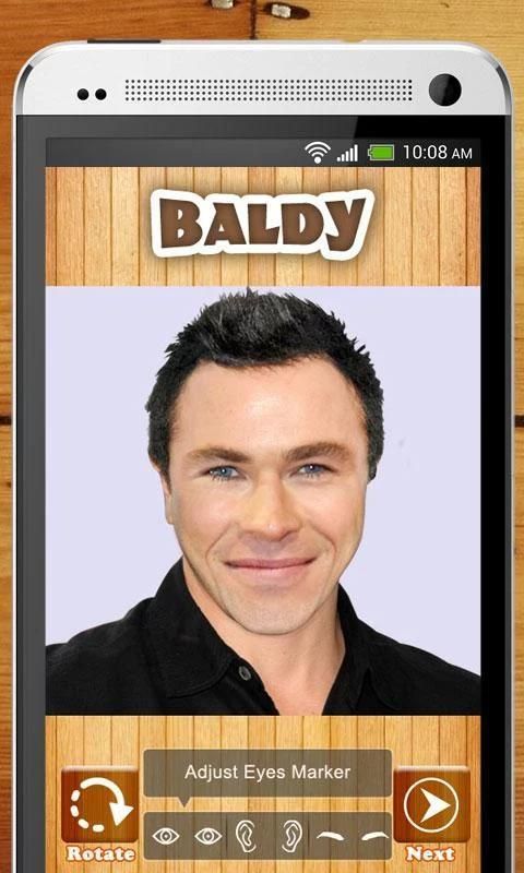 Baldy : Bald Photo Editor скриншот 4
