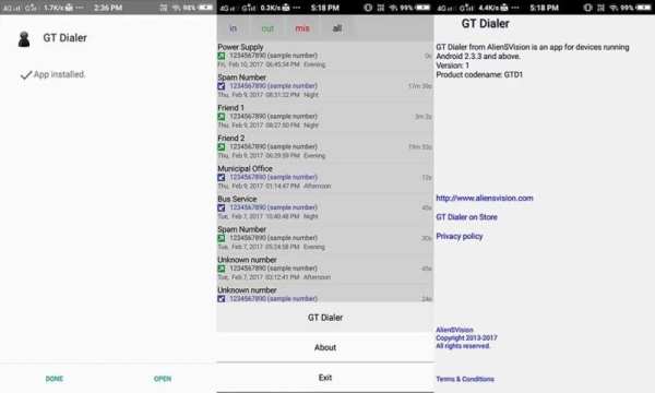 GT Dialer स्क्रीनशॉट 3
