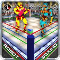 nyata robot lenja tinju laga