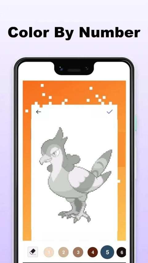Unicorn Art Pixel - Color By Number screenshot 6