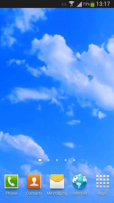 Blue Sky Live Wallpaper HD 3 screenshot 8