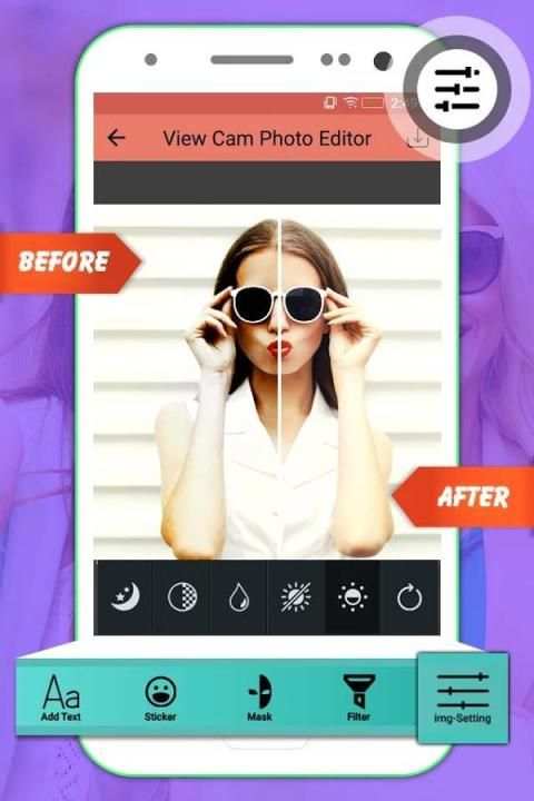 View Cam Photo Editor скриншот 6