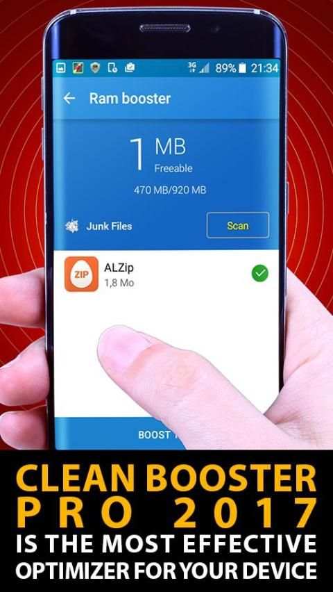 Speed Clean Booster Power 2017 screenshot 4