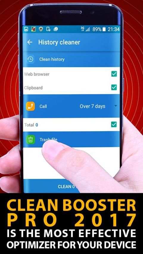 Speed Clean Booster Power 2017 screenshot 3
