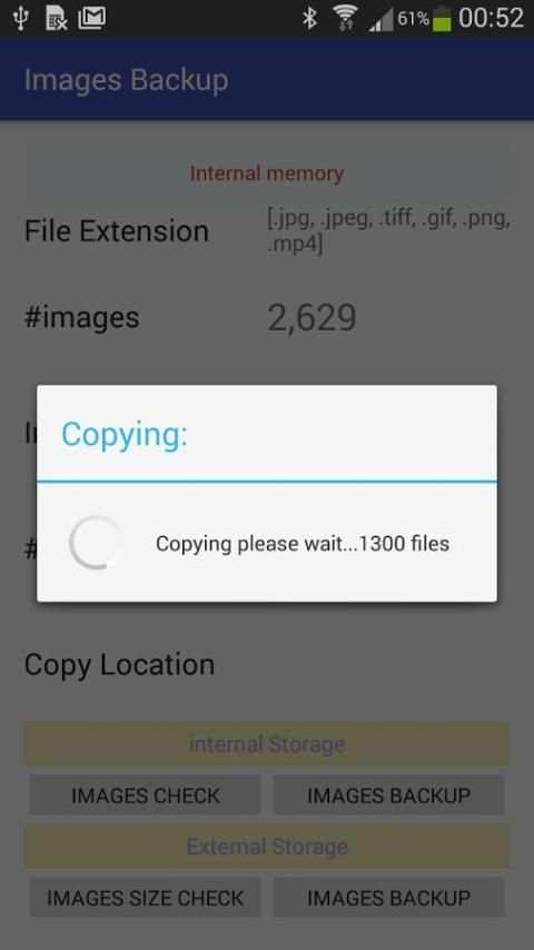 Image Backup Locally on USB 2 تصوير الشاشة