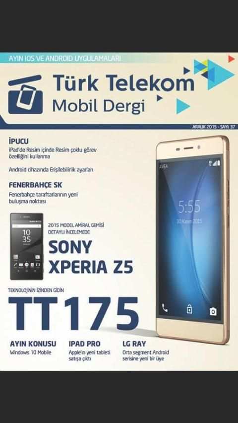 Türk Telekom Mobil Dergi 3 تصوير الشاشة