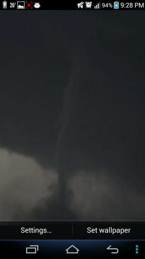 Tornado 3D 3 Live Wallpaper 2 تصوير الشاشة