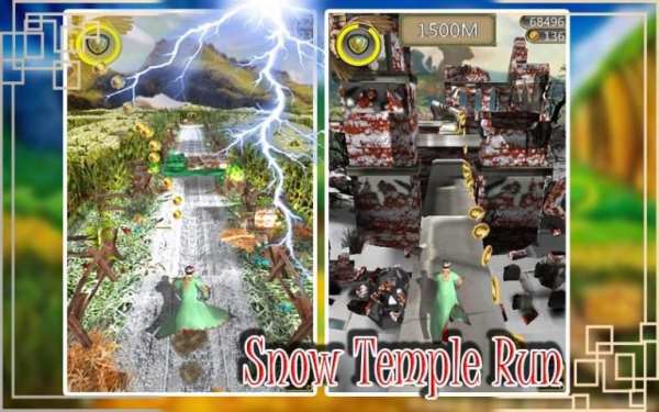 Snow Temple Run 3 تصوير الشاشة