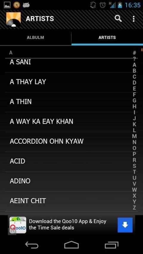 Myanmar MP3 : Mobile Music 3 تصوير الشاشة