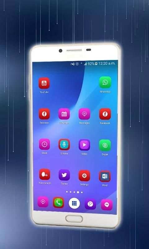 C9 Pro Theme and Launcher скриншот 2
