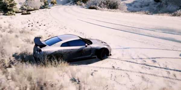 GTR Driving Nissan Winter screenshot 1