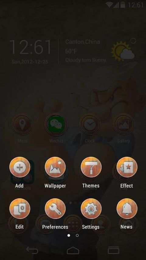 Popeye GO Launcher Theme 2 تصوير الشاشة