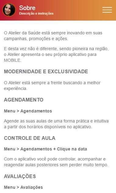 Atelier da Saúde Mobile screenshot 1