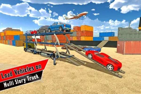Multi Truck Car Transport 2017 screenshot 5